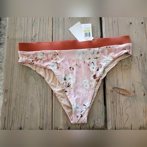 Basta Surf Swimwear Floral High Rise Bikini Bottoms New With Tags Size 14